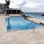 Commercial Pool Surfacing painting in Bermuda