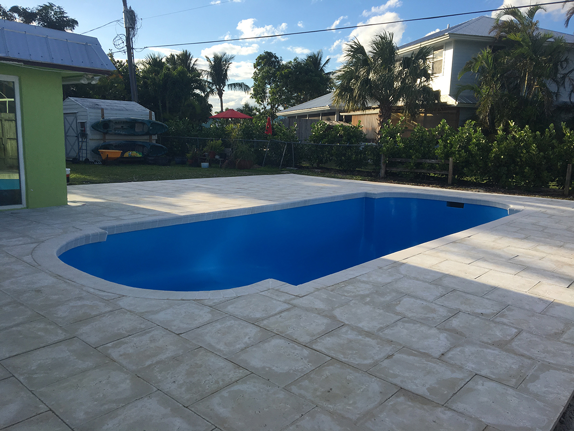 Concrete pool resurfacing