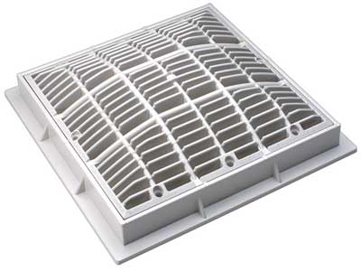 Waterway Pool VGB 9" x 9" Main Drain - Frame & Grate