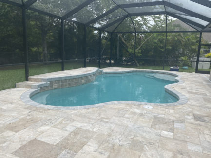 Pool Repair, restoration and Paver Deck installation