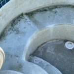 California DIY Pool Before AquaGuard 5000 Swimming Pool Paint