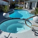 California DIY Pool Before and after AquaGuard 5000 Swimming Pool Paint
